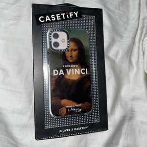 Casetify x Louvre collab. Da Vinci Mona Lisa case. iPhone 12 mini